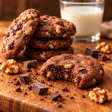 Load image into Gallery viewer, Chunked Up Chocolate Walnut (24 cookies)