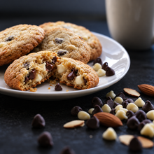 Load image into Gallery viewer, Ebony and Ivory Almond Cookie (12 Cookies)