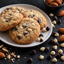 Load image into Gallery viewer, Ebony and Ivory Almond Cookie (12 Cookies)