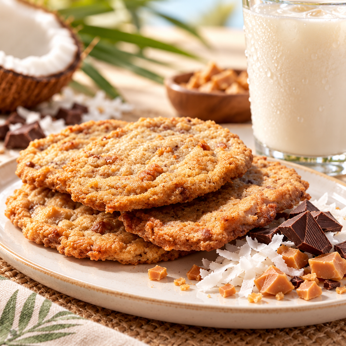Coconut Milk Chocolate Toffee (12 Cookies)