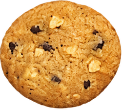 Ebony and Ivory Almond Cookie